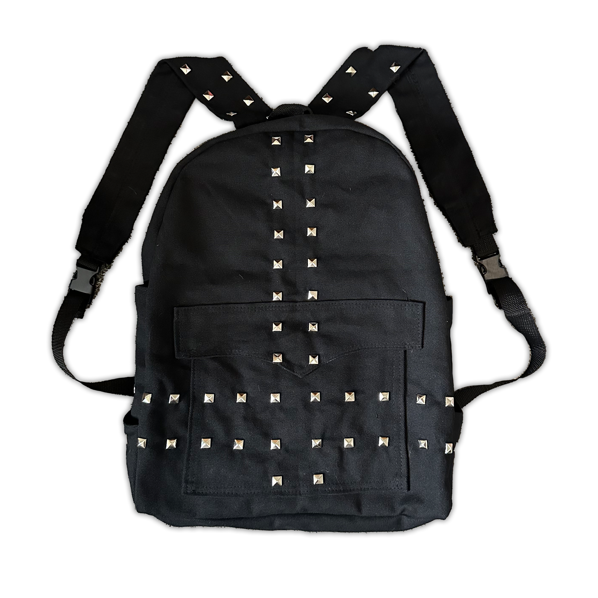 Black Studded Backpack